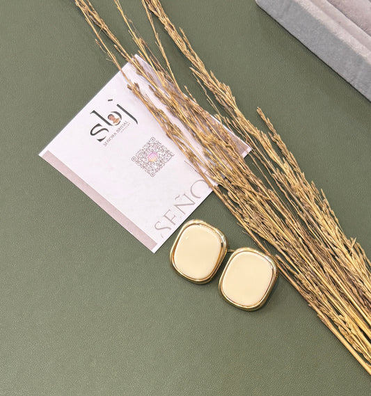 Ivory Luxe Studs