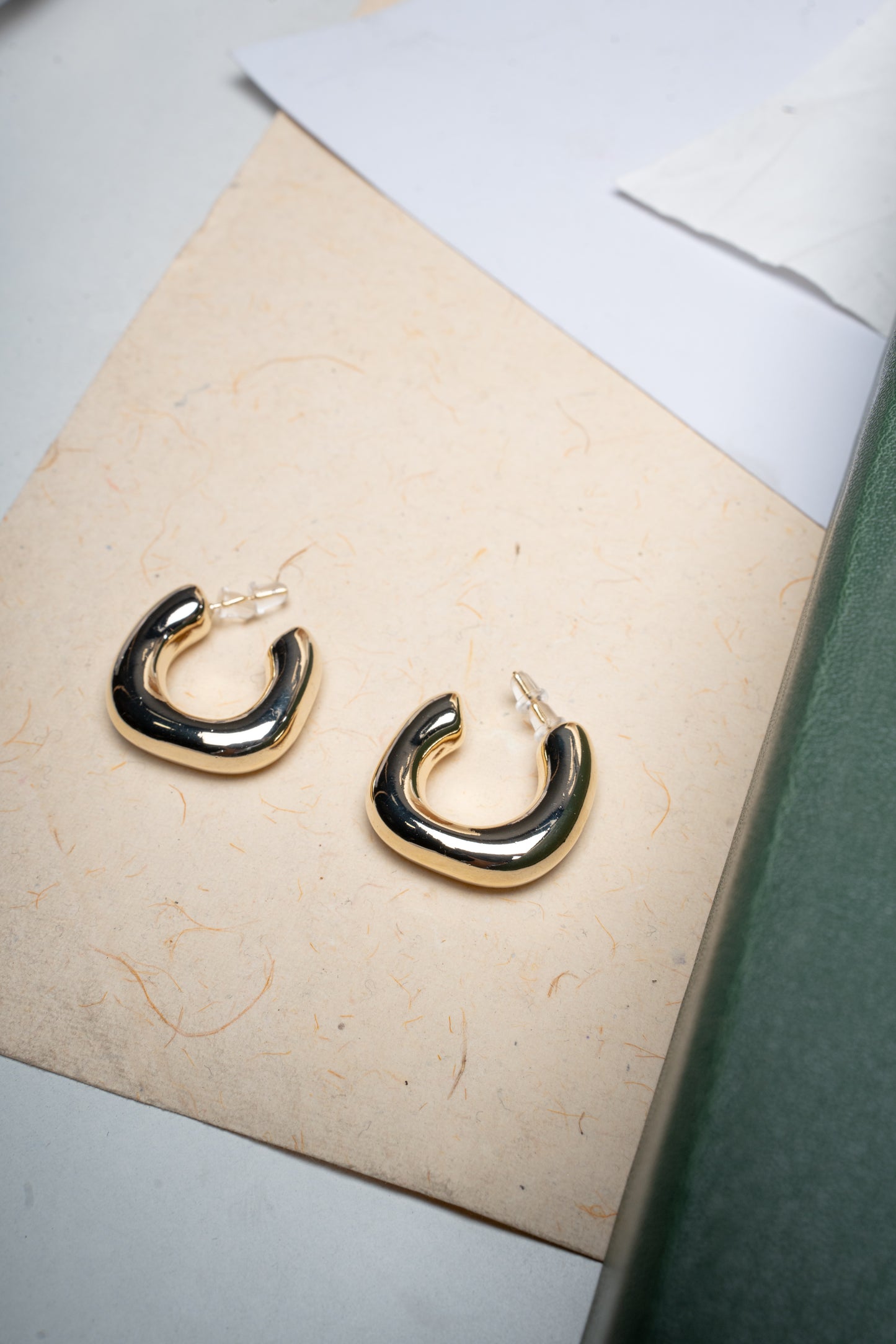 Timeless Gold-Plated Hoops