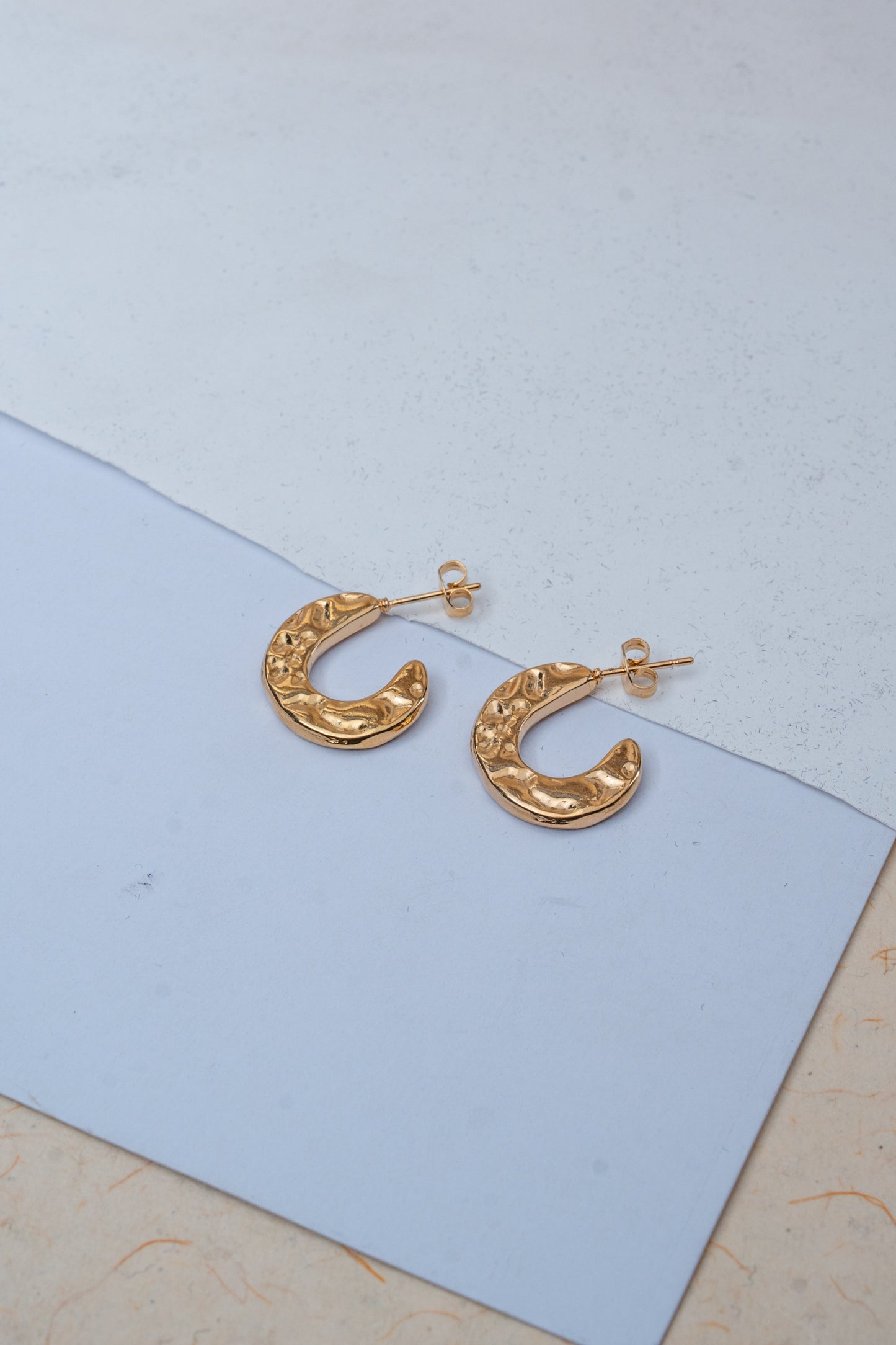 Exquisite Gold-Plated Hoop Earrings