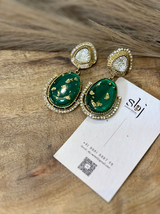 Emerald Enchantress Heritage Earrings